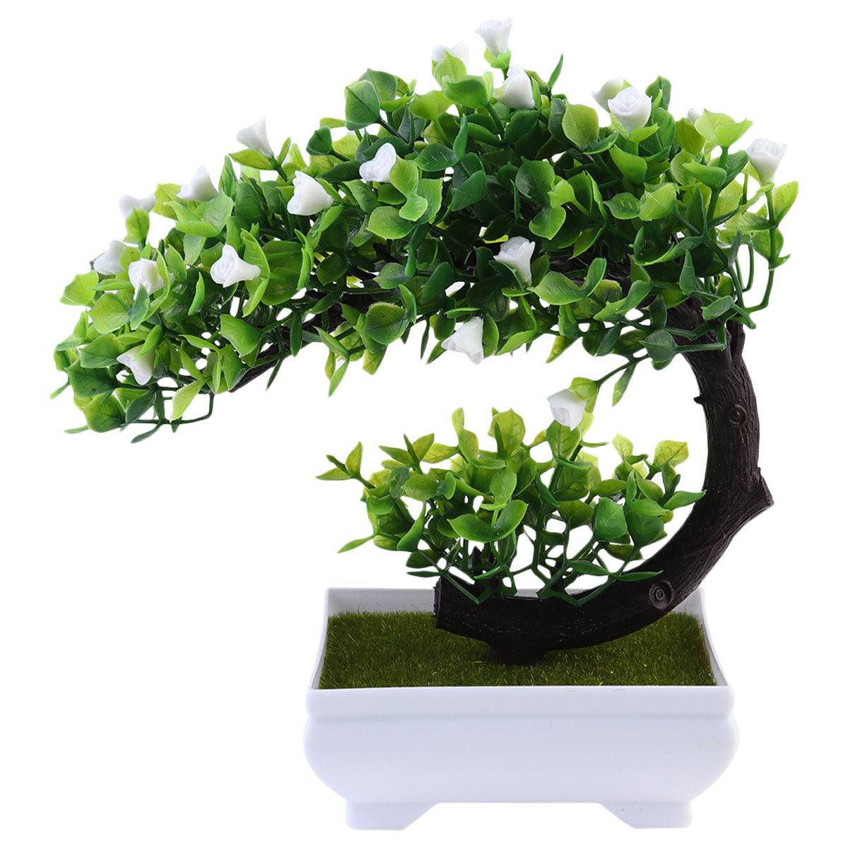 Bonsai Garden Restaurant - قطعتان من نباتات البونساي الاصطناعية للزينة،