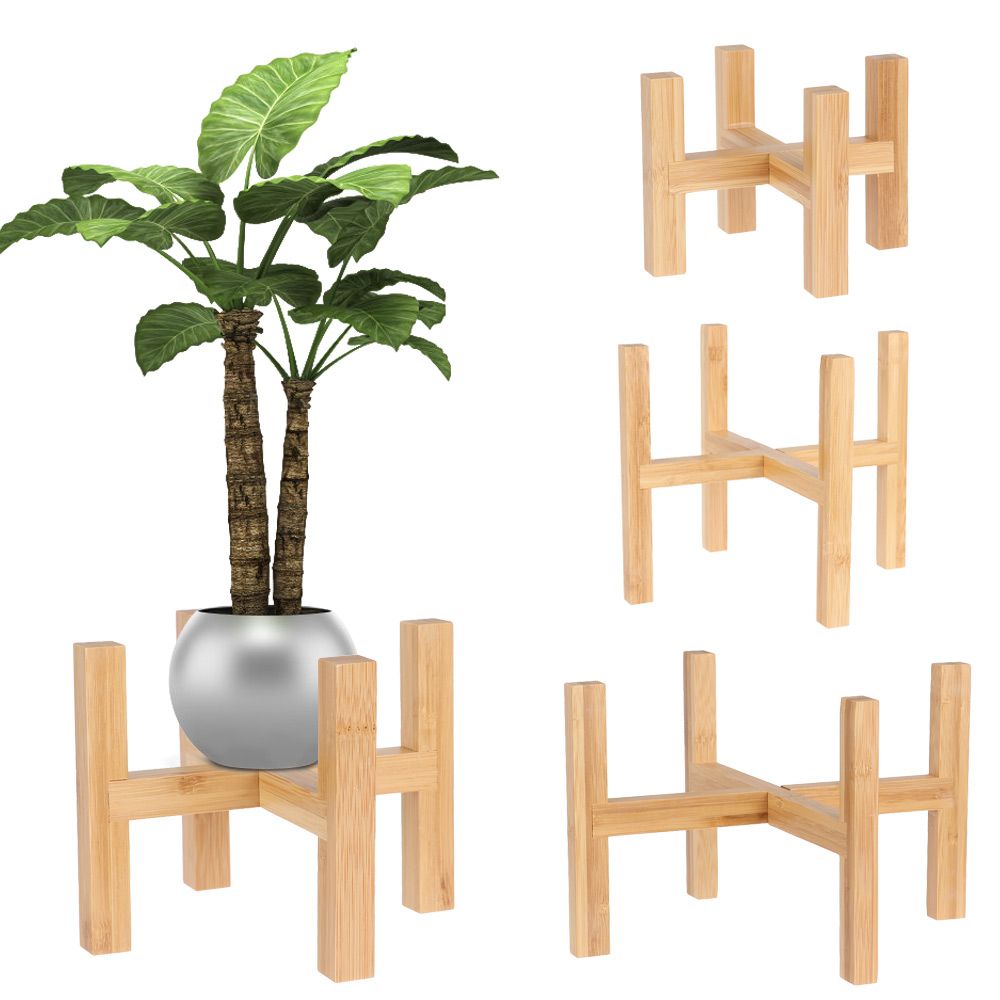 Bonsai Garden Stand - بونساي عرض موقف صواني الخيزران الطابق