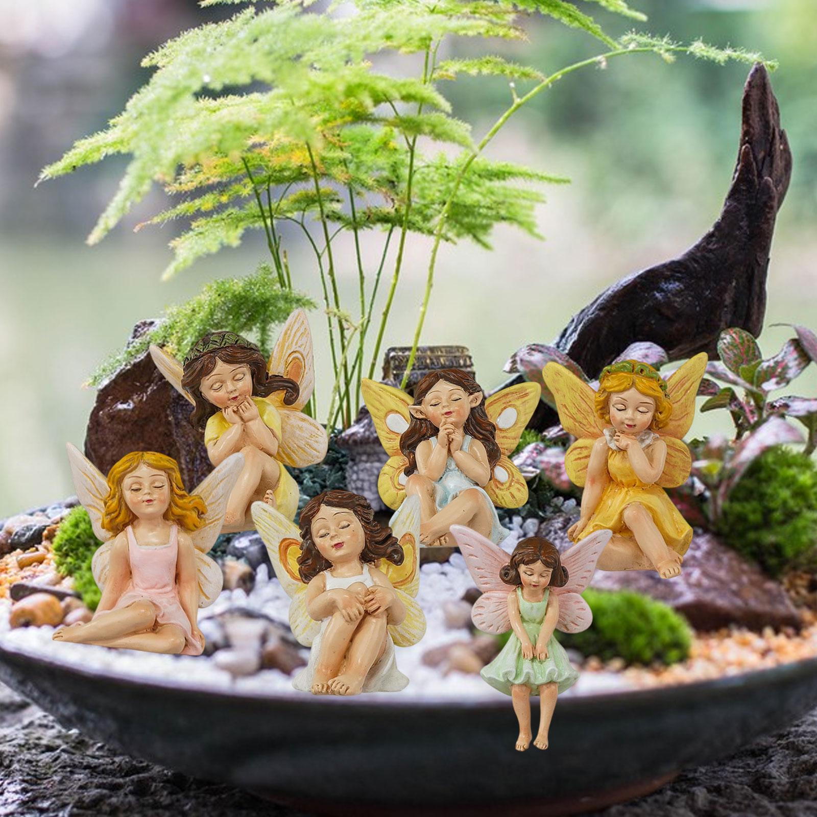 Bonsai Garden Backyard - 6 قطع من إكسسوارات حديقة الجنيات،