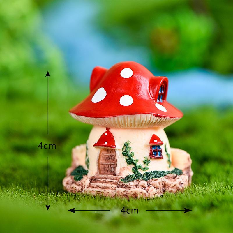 1 قطعة Kawaii حديقة منزل الفطر - مراجعة Bonsai Garden House وسعره