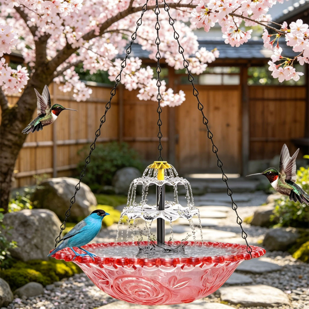 حوض طيور يعمل بالطاقة الشمسية  - مراجعة Bonsai Garden Backyard وسعره