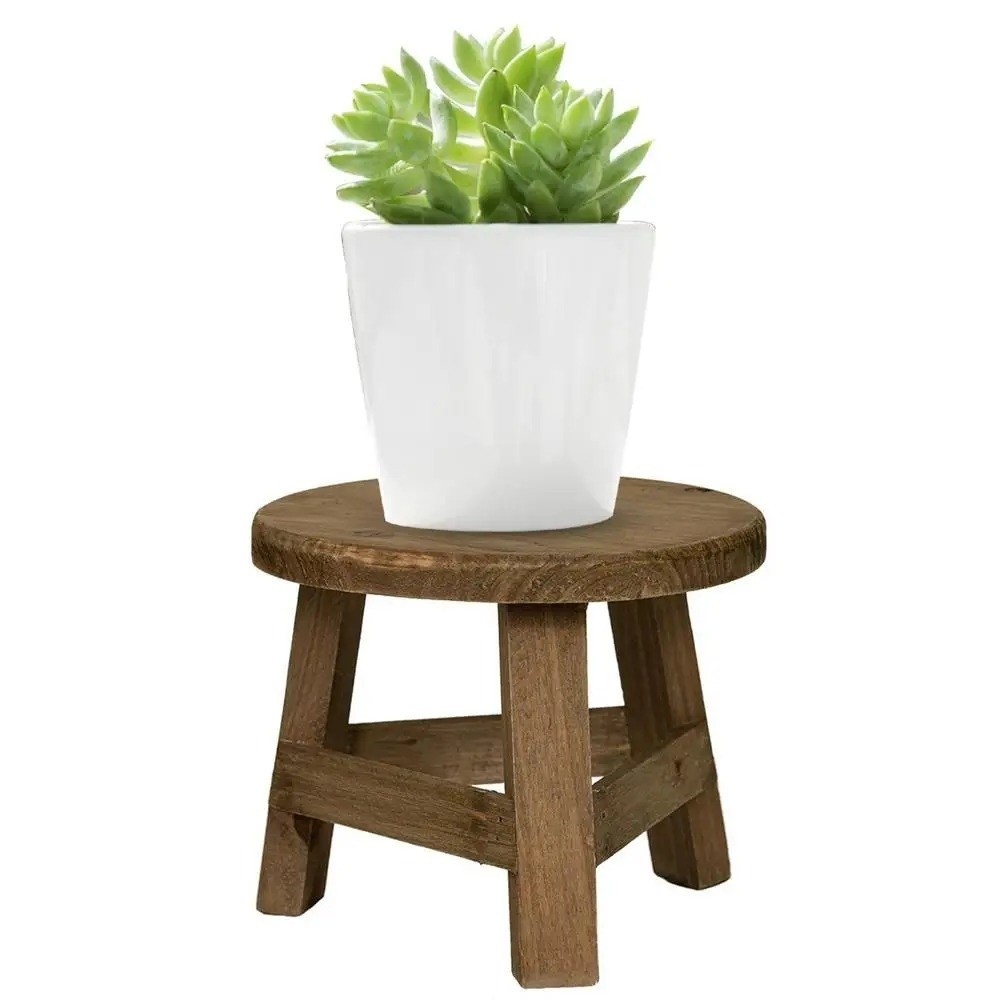 حامل نباتات عصارية خشبي دائري  - مراجعة Bonsai Garden Stand وسعره