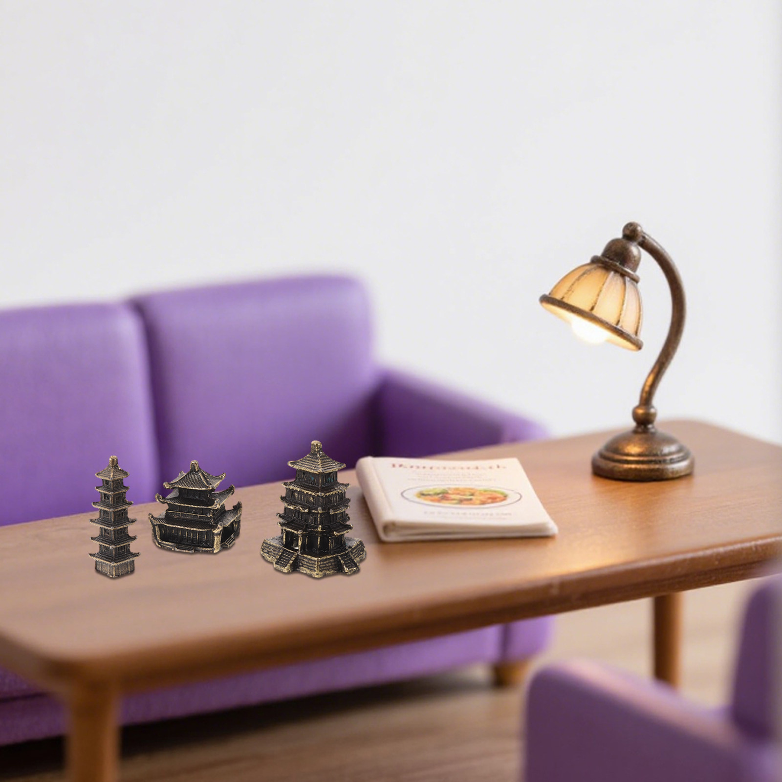 3 قطع من النحاس على شكل باغودا - مراجعة Bonsai Garden Desk وسعره